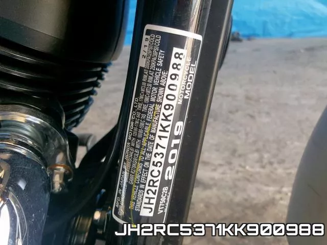 JH2RC5371KK900988 фото 2