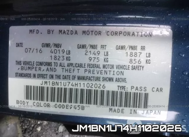 JM1BN1U74H1102026 фото 10