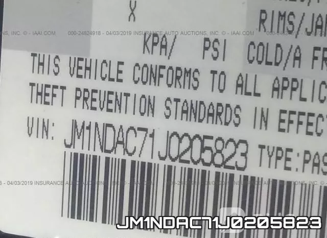 JM1NDAC71J0205823 фото 10