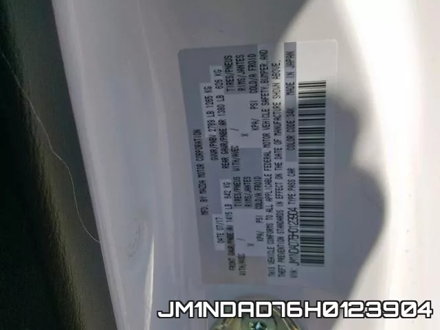 JM1NDAD76H0123904 фото 2