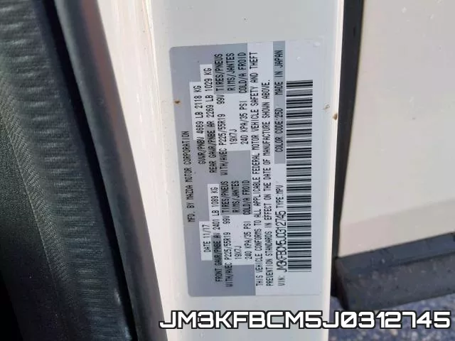 JM3KFBCM5J0312745 фото 2