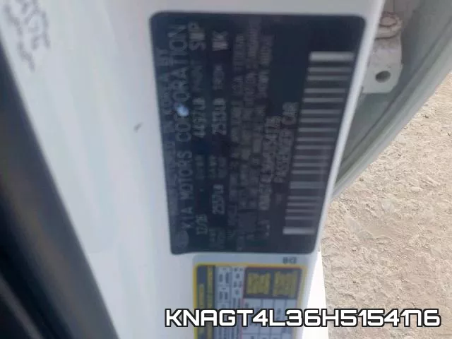 KNAGT4L36H5154176 фото 2