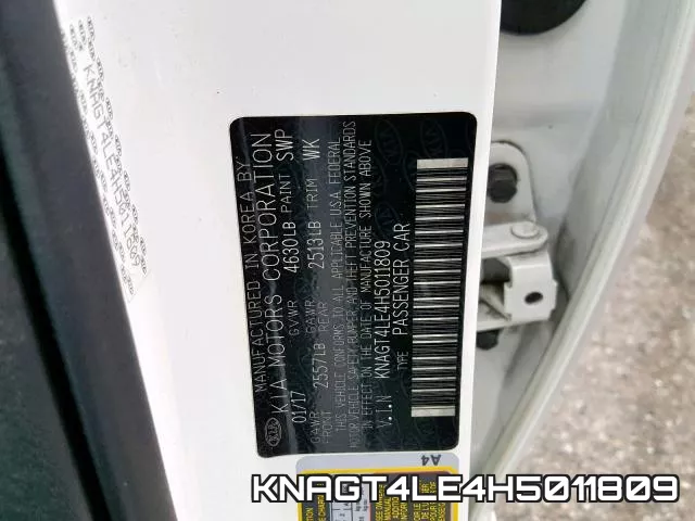KNAGT4LE4H5011809 фото 2
