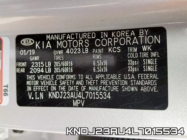 KNDJ23AU4L7015534 фото 2