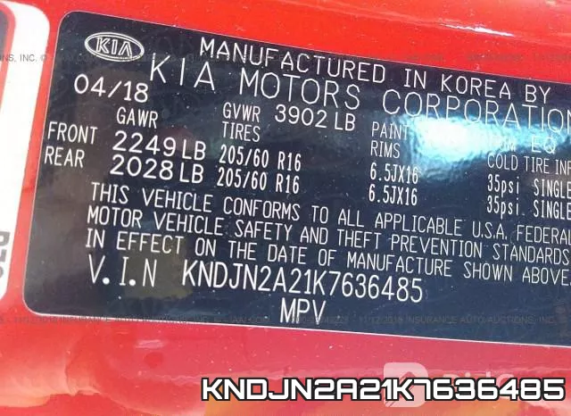 KNDJN2A21K7636485 фото 10