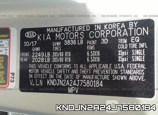 KNDJN2A24J7580184 фото 10
