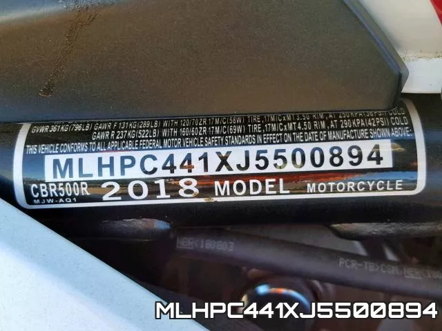 MLHPC441XJ5500894 фото 2
