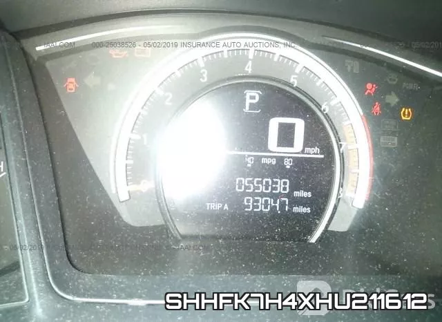 SHHFK7H4XHU211612 фото 8