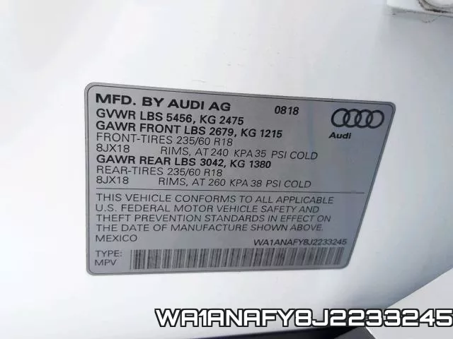 WA1ANAFY8J2233245 фото 2