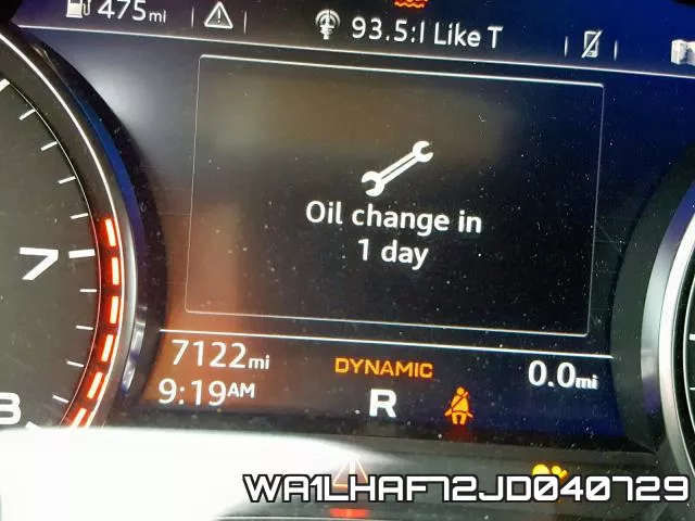 WA1LHAF72JD040729 фото 9