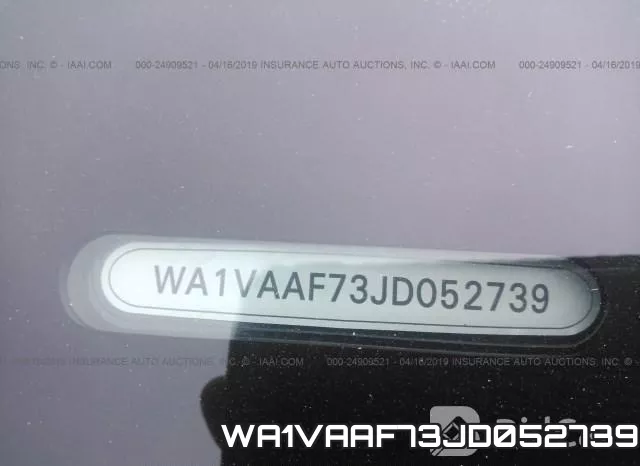 WA1VAAF73JD052739 фото 9