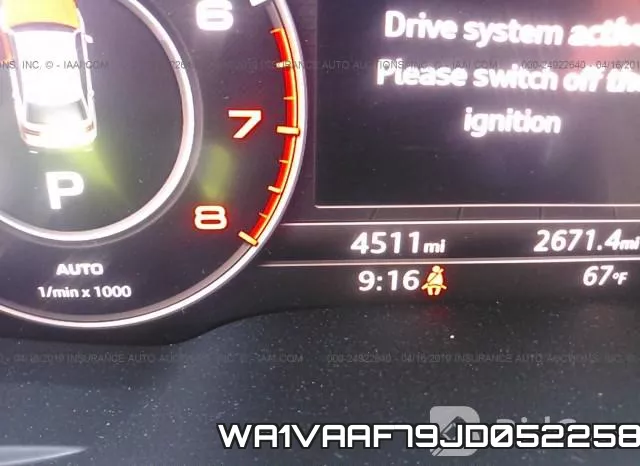 WA1VAAF79JD052258 фото 8