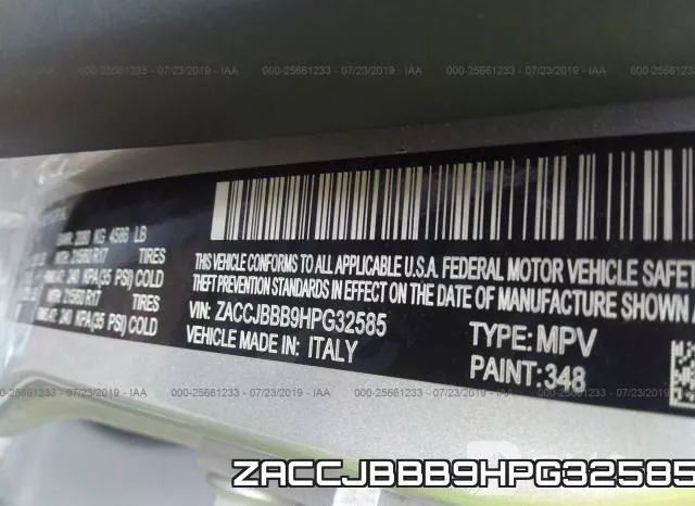 ZACCJBBB9HPG32585 фото 10