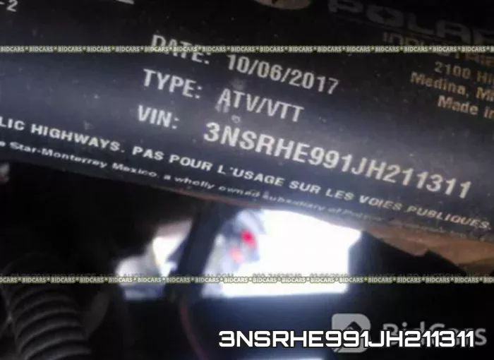 3NSRHE991JH211311 фото 2