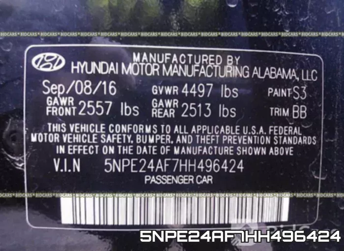 5NPE24AF7HH496424 фото 10
