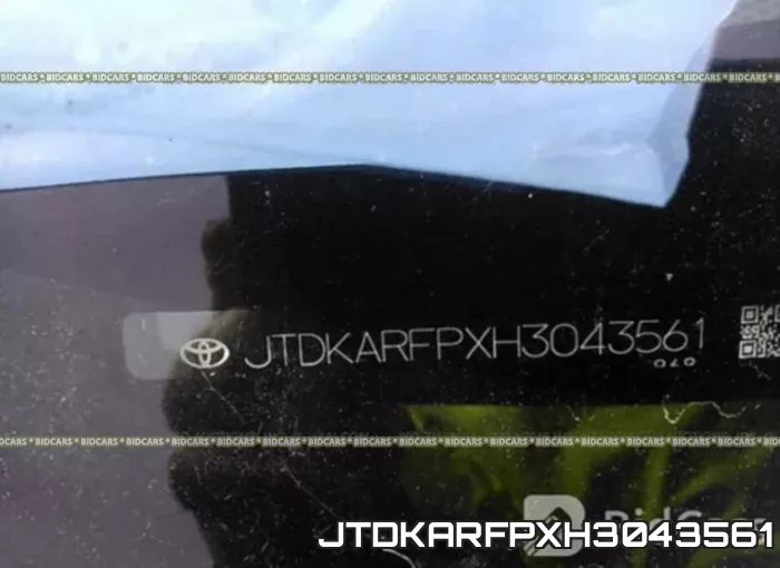 JTDKARFPXH3043561 фото 10