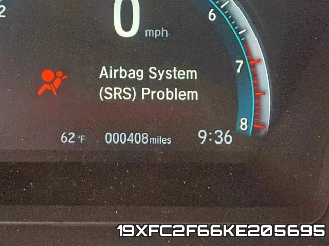 19XFC2F66KE205695 фото 9