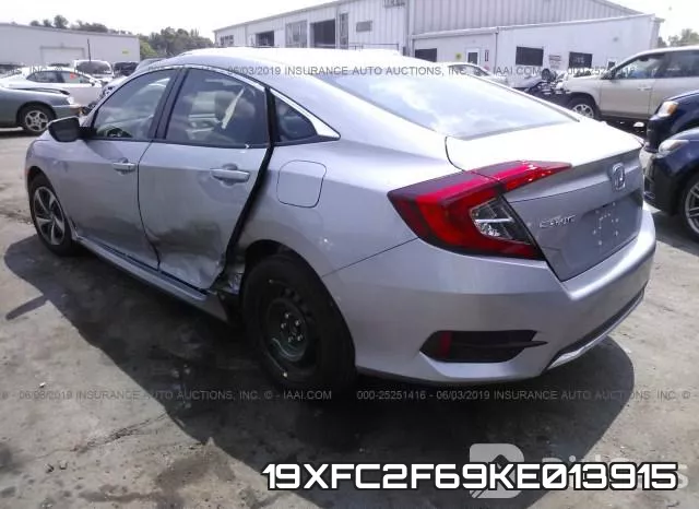 19XFC2F69KE013915 фото 4