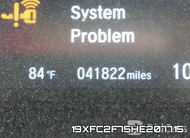 19XFC2F75HE207715 фото 8
