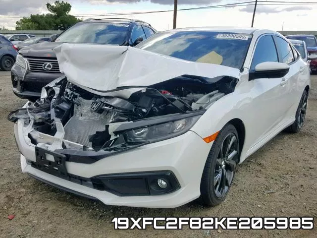 19XFC2F82KE205985 фото 3
