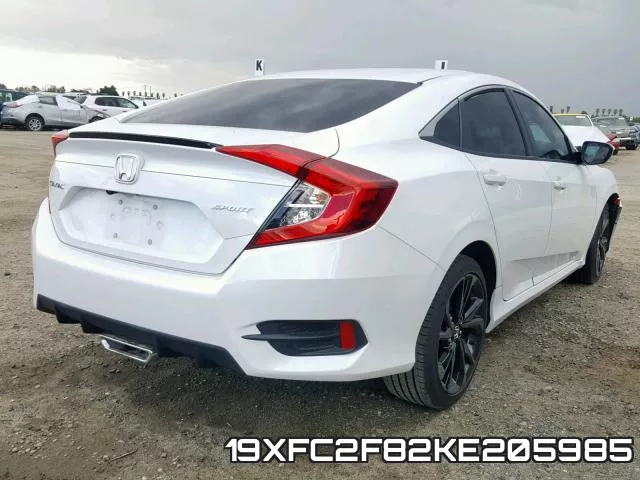 19XFC2F82KE205985 фото 5