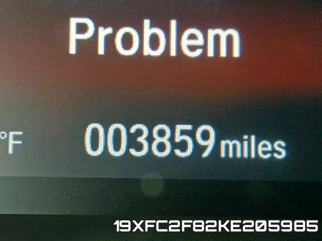 19XFC2F82KE205985 фото 9