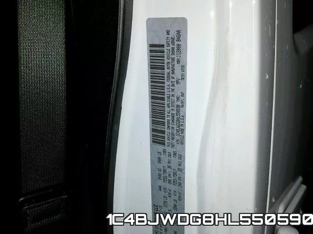 1C4BJWDG8HL550590 фото 2