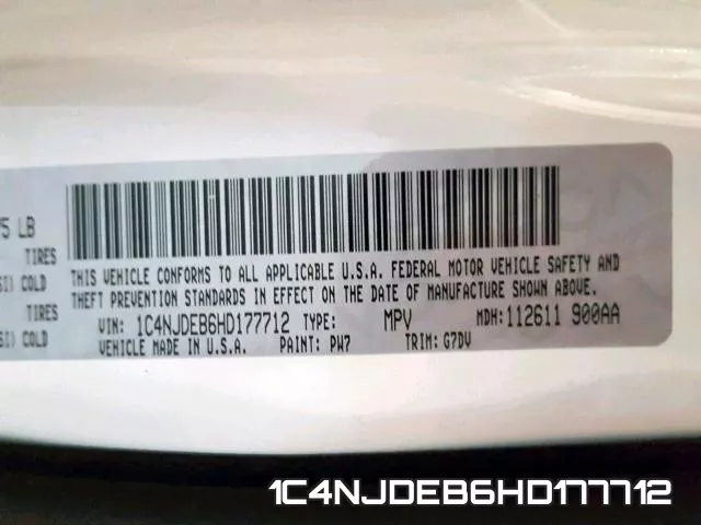 1C4NJDEB6HD177712 фото 2