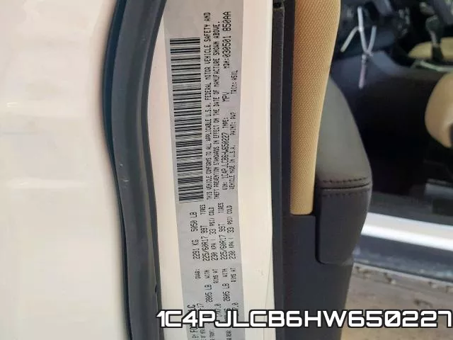 1C4PJLCB6HW650227 фото 2