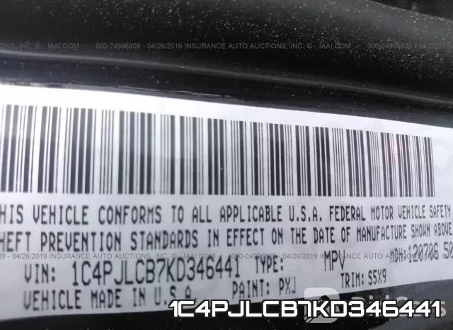 1C4PJLCB7KD346441 фото 10