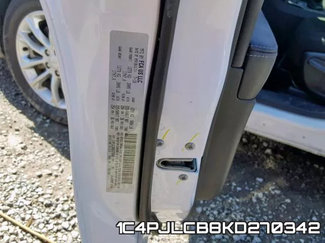 1C4PJLCB8KD270342 фото 2