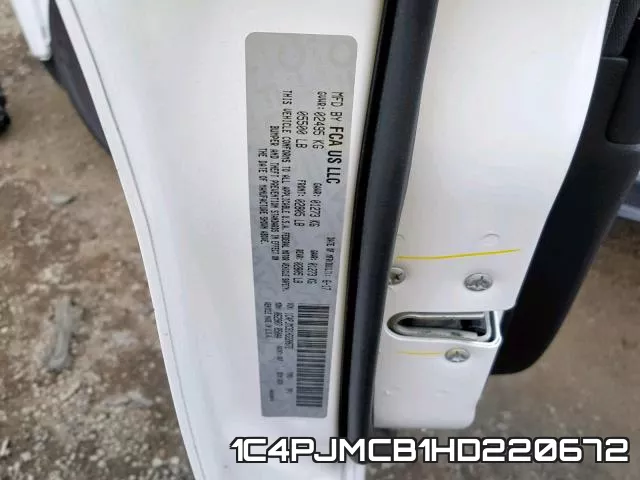 1C4PJMCB1HD220672 фото 2