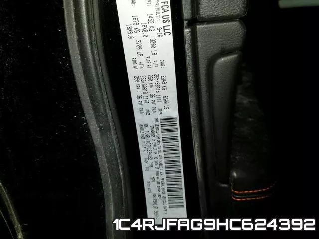 1C4RJFAG9HC624392 фото 2