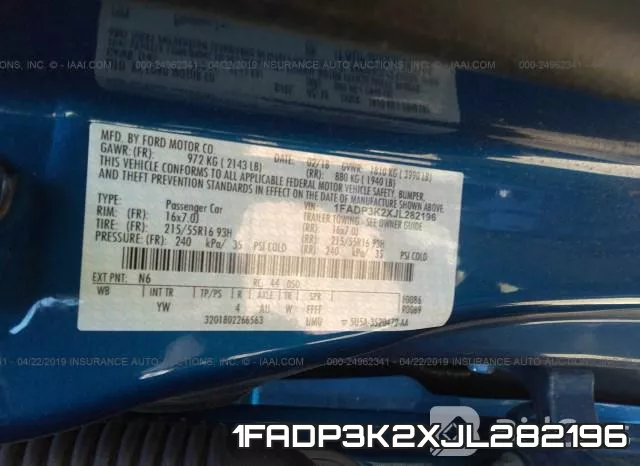 1FADP3K2XJL282196 фото 10