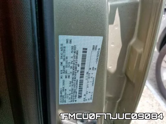 1FMCU0F77JUC09084 фото 2