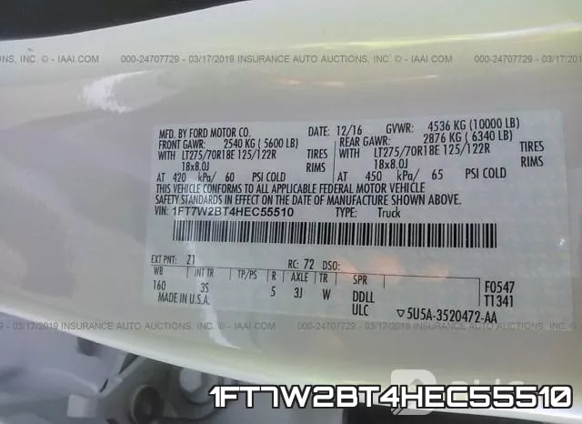 1FT7W2BT4HEC55510 фото 10