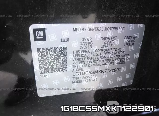 1G1BC5SMXK7122901 фото 10