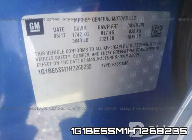 1G1BE5SM1H7268235 фото 10