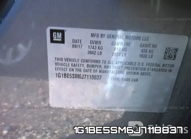 1G1BE5SM6J7118837 фото 10