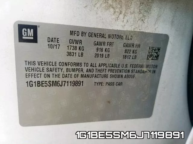 1G1BE5SM6J7119891 фото 2