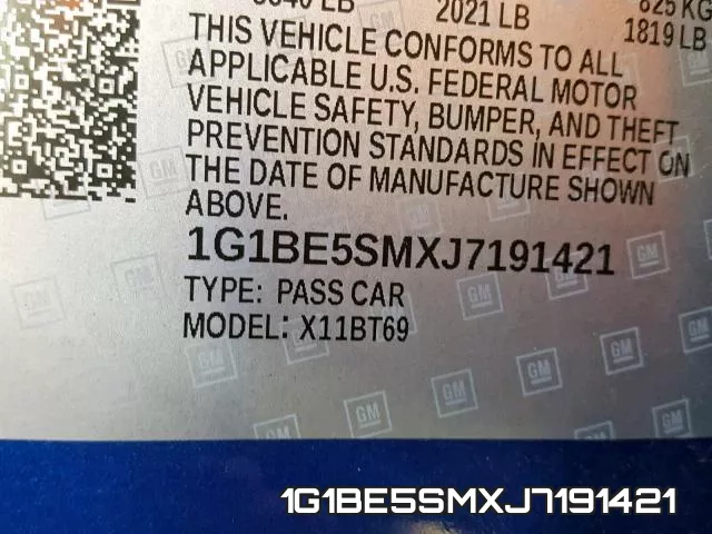 1G1BE5SMXJ7191421 фото 2