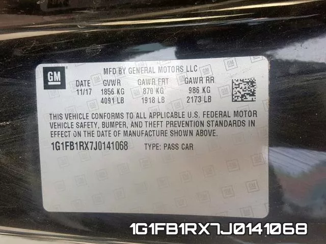 1G1FB1RX7J0141068 фото 2
