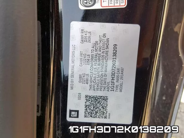 1G1FH3D72K0138209 фото 2