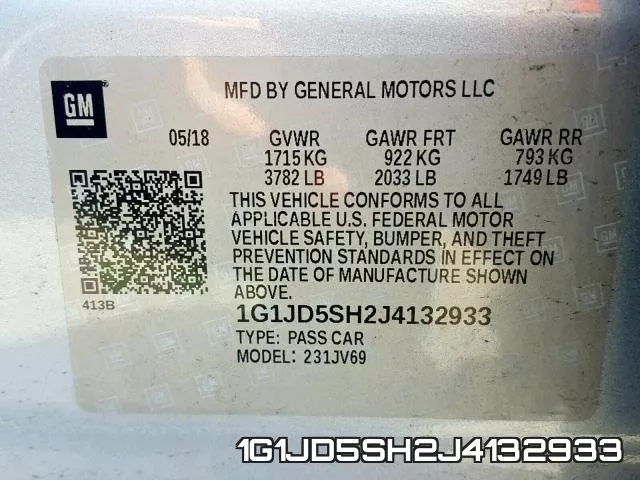 1G1JD5SH2J4132933 фото 2
