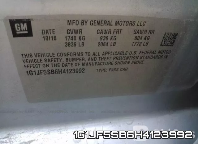 1G1JF5SB6H4123992 фото 10