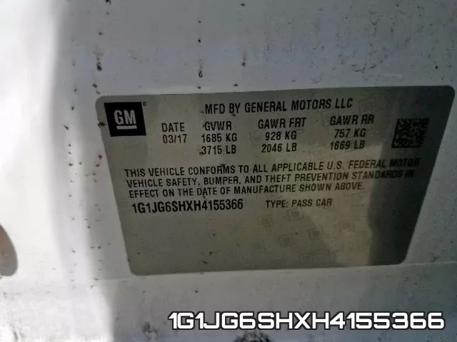 1G1JG6SHXH4155366 фото 2