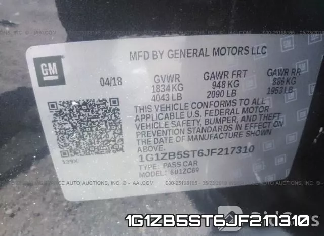 1G1ZB5ST6JF217310 фото 10