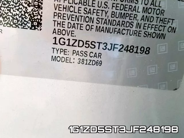 1G1ZD5ST3JF248198 фото 2