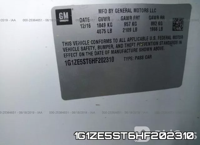 1G1ZE5ST6HF202310 фото 10