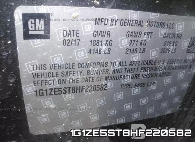 1G1ZE5ST8HF220582 фото 10